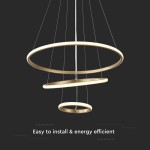 candelabru led 32w 3000k 60x40x100cm - auriu candelabru led 32w 3000k 60x40x100cm - auriu