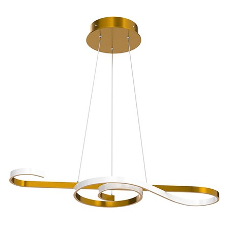 candelabru led 18w 3000k 70x100cm - auriu
