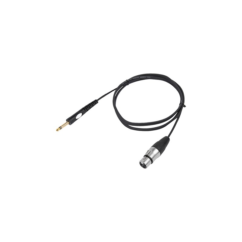 cablu xlr mama - jack 6.35 stereo tata 3m