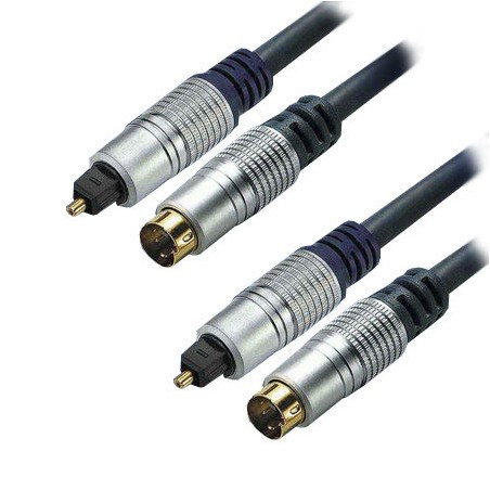 ht cablu optic toslink&svhs - toslink&svhs 1.