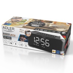 radio cu ceas,  bt, sd, aux, usb, ad 1190 adler
