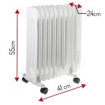 radiator ulei 9 elementi 2000w ad 7816 adler