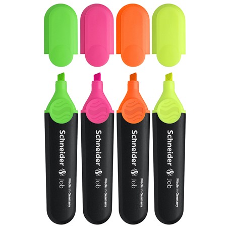 set 4 evidentiatoare neon schneider
