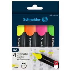 set 4 evidentiatoare neon schneider