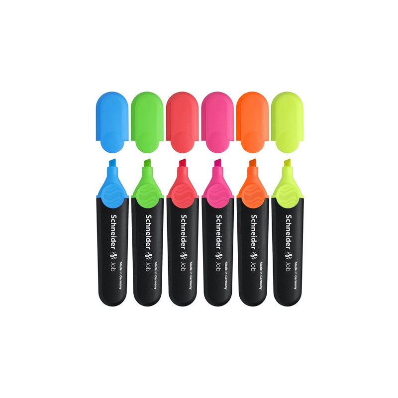 set 6 evidentiatoare neon schneider set 6 evidentiatoare neon schneider