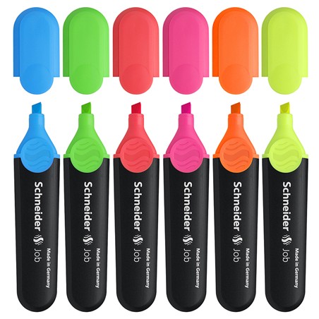 set 6 evidentiatoare neon schneider