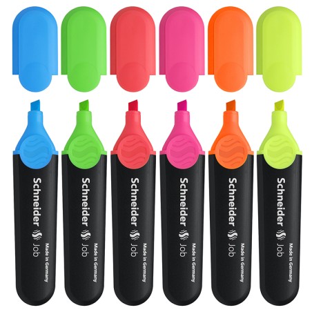 set 6 evidentiatoare neon schneider