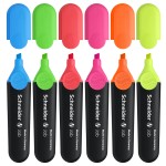 set 6 evidentiatoare neon schneider set 6 evidentiatoare neon schneider