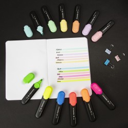 set 6 evidentiatoare neon schneider