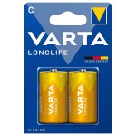 baterie alcalina lr14 blister 2 buc varta longlife
