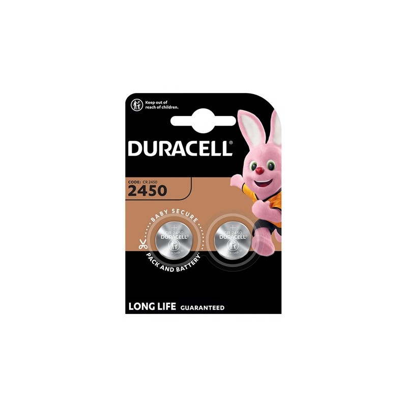 2 baterii cr2450 blister duracell