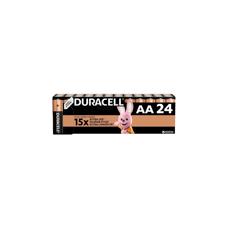 baterie alcalina duracell lr06 blister 24 buc