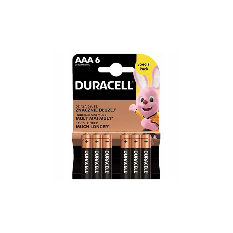 baterie alcalina duracell lr03 blister 6 buc baterie alcalina duracell lr03 blister 6 buc