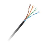 cablu utp cat 5e cupru gel negru 305m