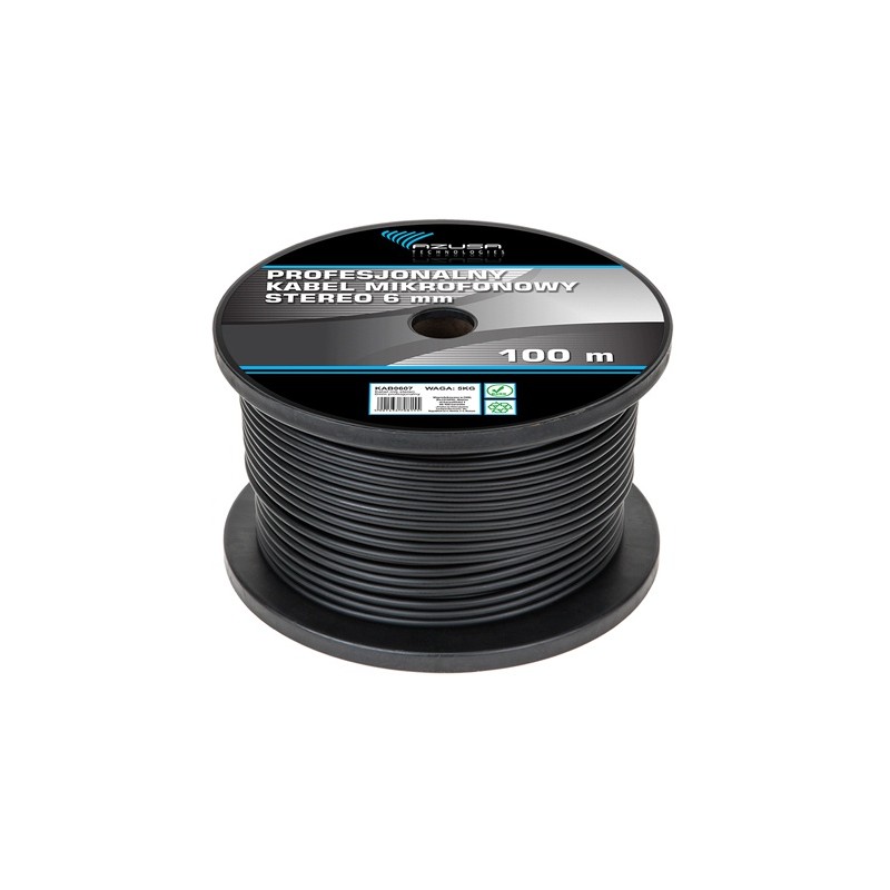 cablu microfon 6mm stereo prof.