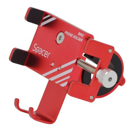 suport bicicleta metalic rosu spacer