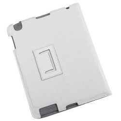 husa alba piele naturala apple ipad 3