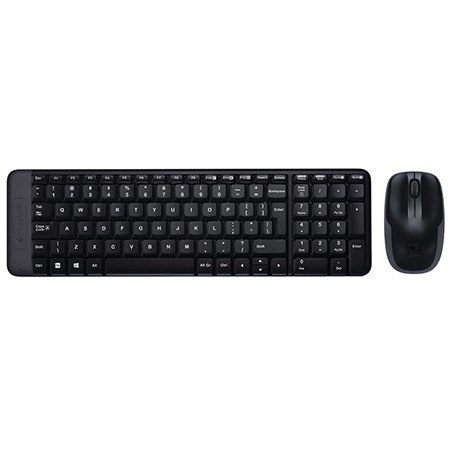 kit tastatura si mouse wireless mk220 logitech