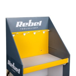 display stand carton rebel