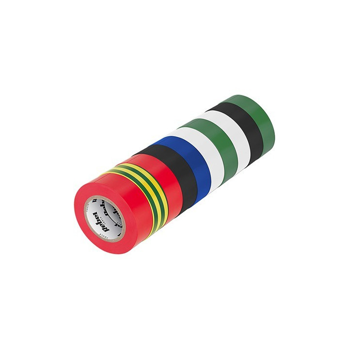 set 10 benzi izolatoare color 0.13x19mm 20 yard rebel