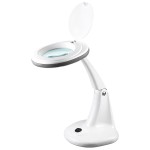 lampa cu lupa 5 dioptrii 6w rebel