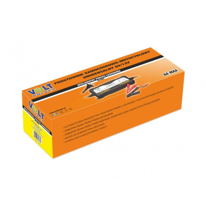 Incarcatoare redresoare baterii auto agm si gel, Încărcător automat redresor 6A 6V - 12V -1, dioda.ro