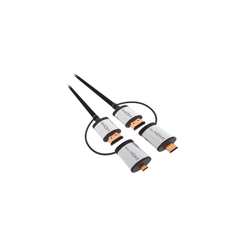cablu hdmi - hdmi + adaptor c / d v 1.4 1.5m