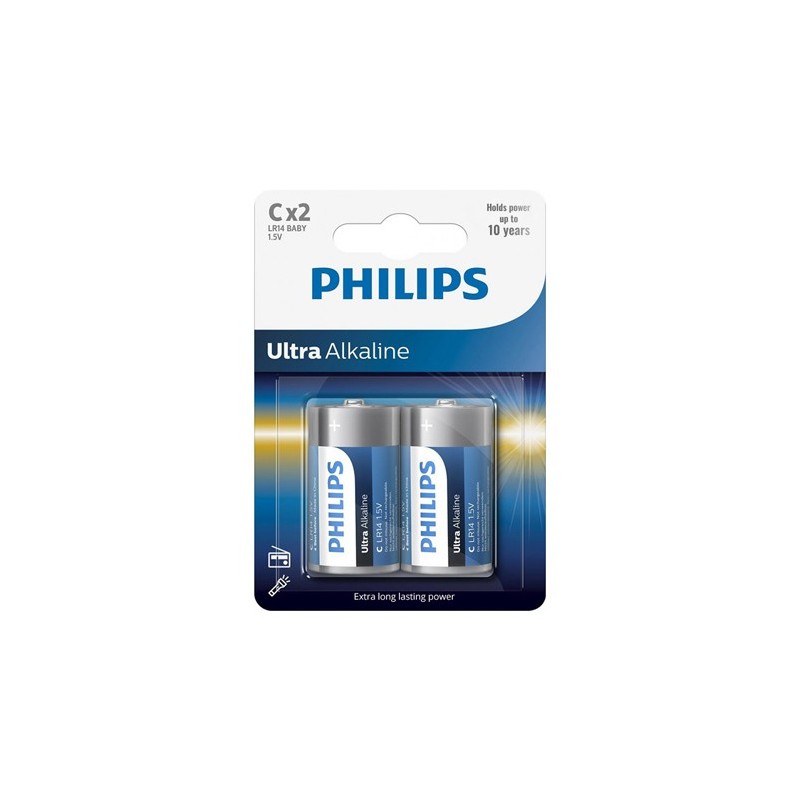 baterie ultra alkaline lr14 c blister 2 buc philips baterie ultra alkaline lr14 c blister 2 buc philips