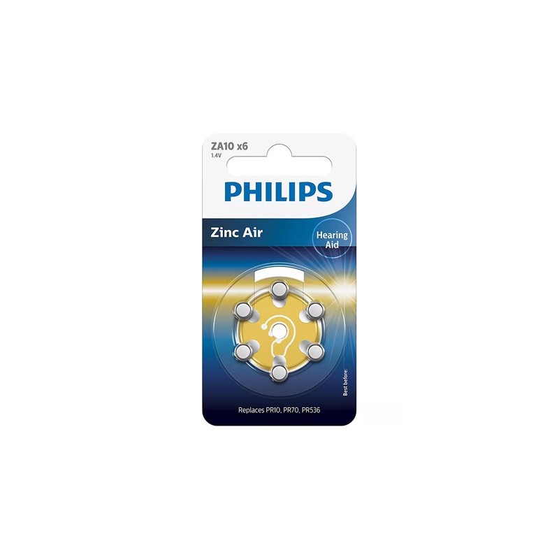 baterie auditiva zinc air blister 6 buc philips baterie auditiva zinc air blister 6 buc philips