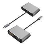 adaptor tip c - hdmi 4k 30hz si vga (simultan) adaptor tip c - hdmi 4k 30hz si vga (simultan)