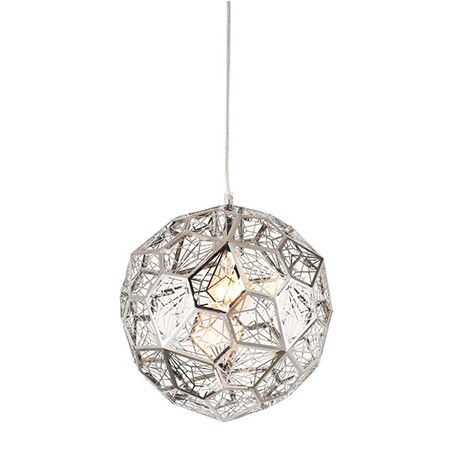 lampa suspendata e27 crom platinet