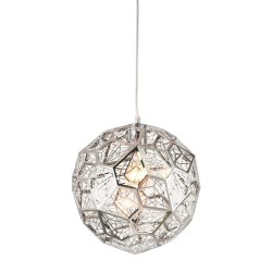 lampa suspendata e27 crom platinet