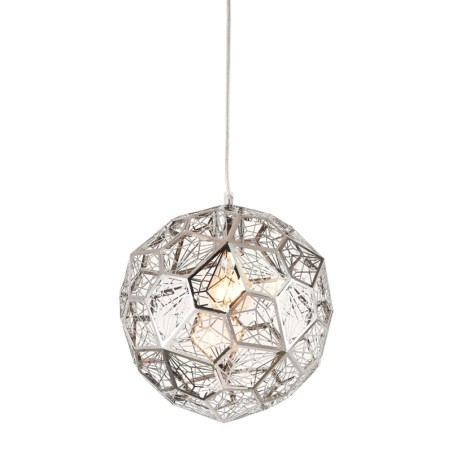 lampa suspendata e27 crom platinet