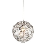 lampa suspendata e27 crom platinet