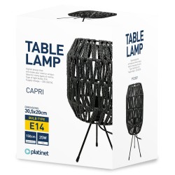 veioza rattan capri platinet