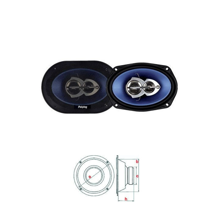 set difuzoare auto 6x9 inch