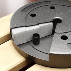 disc greutate compozit set 4 x 5 kg rebel active