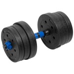 haltere reglabile cu conector 2 x 10 kg rebel active