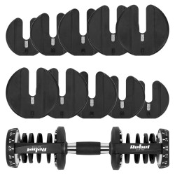 gantera din fonta reglabila automata 24 kg rebel active