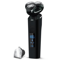 aparat de ras rotativ negru sencor