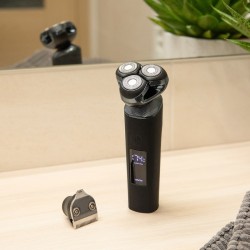 aparat de ras rotativ negru sencor