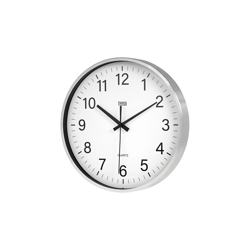 ceas perete 30cm argintiu teesa