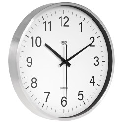 ceas perete 30cm argintiu teesa