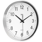 ceas perete 30cm argintiu teesa