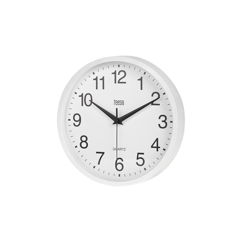 ceas perete 25cm alb teesa