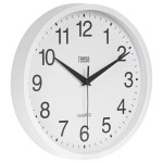 ceas perete 25cm alb teesa
