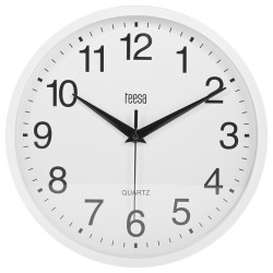 ceas perete 25cm alb teesa