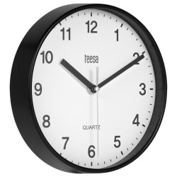 ceas perete 20cm negru teesa
