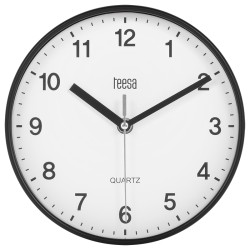 ceas perete 20cm negru teesa