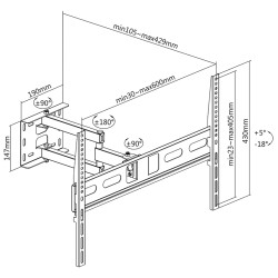 suport universal led tv 37-70 inch